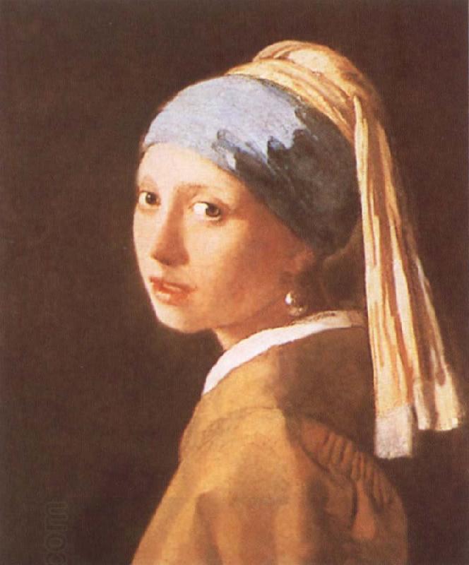 VERMEER VAN DELFT, Jan Girl with a Pearl Earring China oil painting art